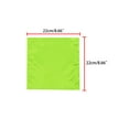 thumbnail image 3 of INSPIRE CHIC Men's Pocket Squares Solid Color Handkerchiefs for Wedding Party Fluorescent Green, 3 of 4