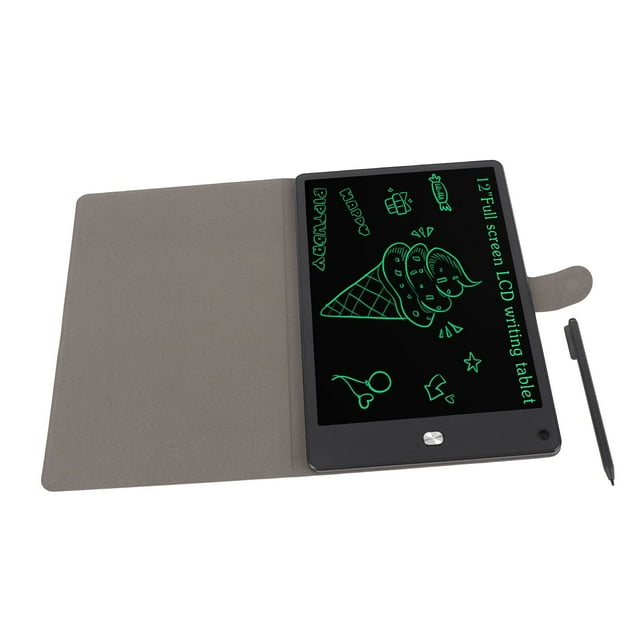 Tableta De Dibujo Borrable, Tableta De Escritura LCD 150mAh De 12 Pulgadas Reutilizable Para Tomar Notas