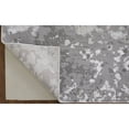 thumbnail image 5 of 4' X 6' Silver Gray And White Abstract Area Rug, 5 of 5