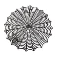 thumbnail image 4 of Bgsha Lace Spider Web Tablecloth for Halloween Round Table Decoration 15 Inch, 4 of 9