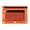 Orange, variant on XIAOLE 11x7cm PP Zipper Binder, Sky Blue