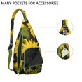 thumbnail image 2 of Butterfly Sunflower Backpack - Whimsical Floral & Insect Motifs, Compact Anti-Theft Pack, 2 of 4