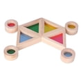 thumbnail image 4 of Bloques de construcción acrílicos transparentes coloridos, aprendizaje sensorial, educación temprana, bloques de apilamiento, 4 of 9