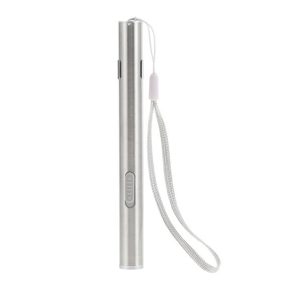 LEEYNEER Leds Pupil Gauge Pen Portable Medical Light Pen Light Flashlight Pen Style Mini Stainless Steel Work
