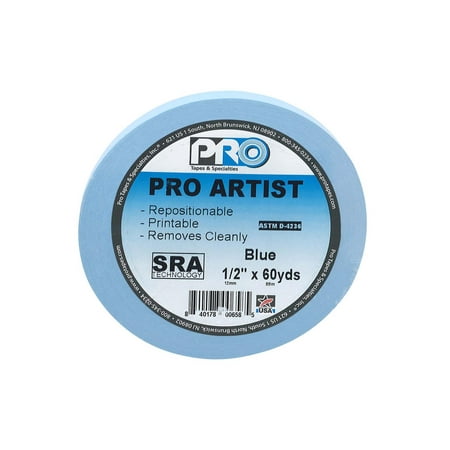 UPC: 0840178006585 | ProTape Artist 1/2 x60yd Blue
