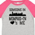 thumbnail image 4 of Inktastic Memphis Tennessee Someone Loves Me Skyline Boys or Girls Toddler T-Shirt, 4 of 5