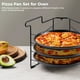 thumbnail image 3 of Juego de bandeja y rejilla para pizza, juego para hornear pizza para horno, 3 bandejas para pizza y rejilla para pizza, bandeja para pizza antiadherente de 11,4 pulgadas, bandeja redonda para servir c, 3 of 7