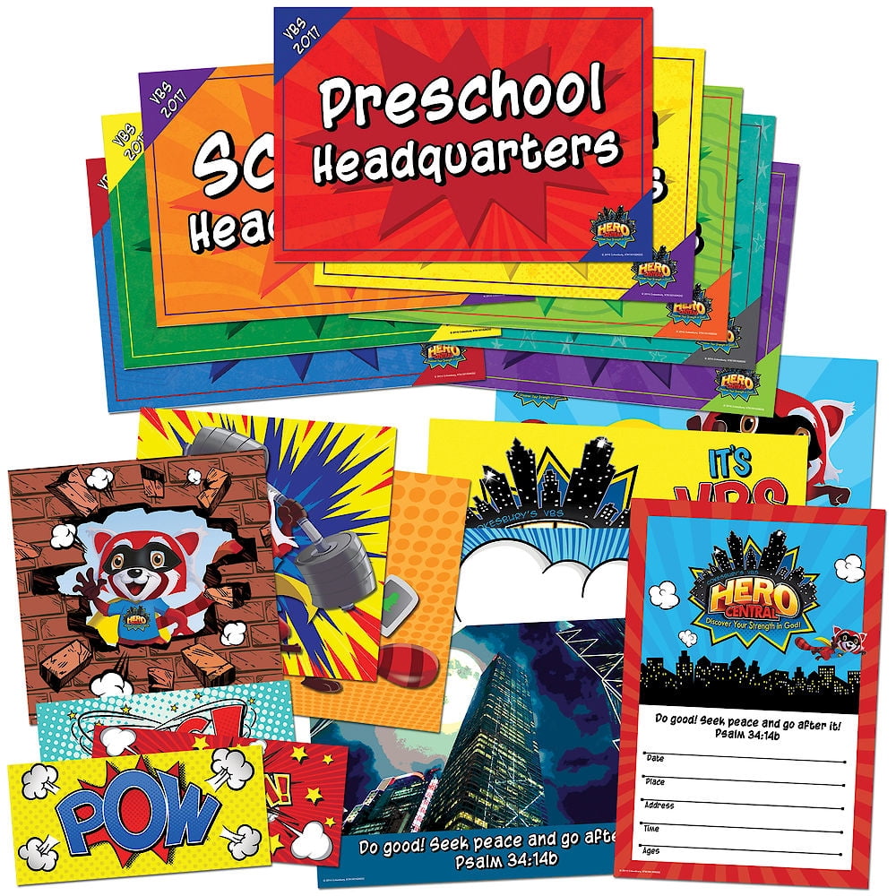 Hero Central: Vacation Bible School Vbs Hero Central Activity Center ...