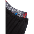 thumbnail image 4 of Quad Seven Boys Pajama Set Breathable Graphic Sleep Shirt, Pajama Pants & Lounge Shorts 3 Piece, 4 of 7
