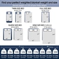 thumbnail image 5 of Nrdde Weighted Blanket (20lbs 60"x80" Queen Size) for Adult All-Season Summer Fall, 5 of 5