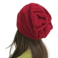thumbnail image 2 of HOWPAY Slouchy Beanie Hats for Women Stretchy Baggy Windproof Solid Color Winter Knitted Pullover Hats for Cold Weather Soft Cozy Skull Caps, 2 of 4
