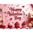 thumbnail image 4 of LUUFILx Valentine's Day Romantic Background Banner Backdrop for Party Decoration Event Decor Love Photography Props Gift Display Background, 4 of 8