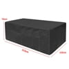 Garden Heavy Duty Waterproof Patio Furniture Outdoor Large Rattan Table Cover