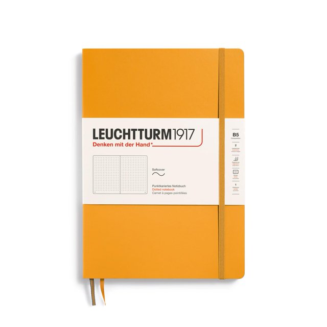 Cuaderno LEUCHTTURM1917 Tapa blanda B5 178x254mm 123 páginas punteadas