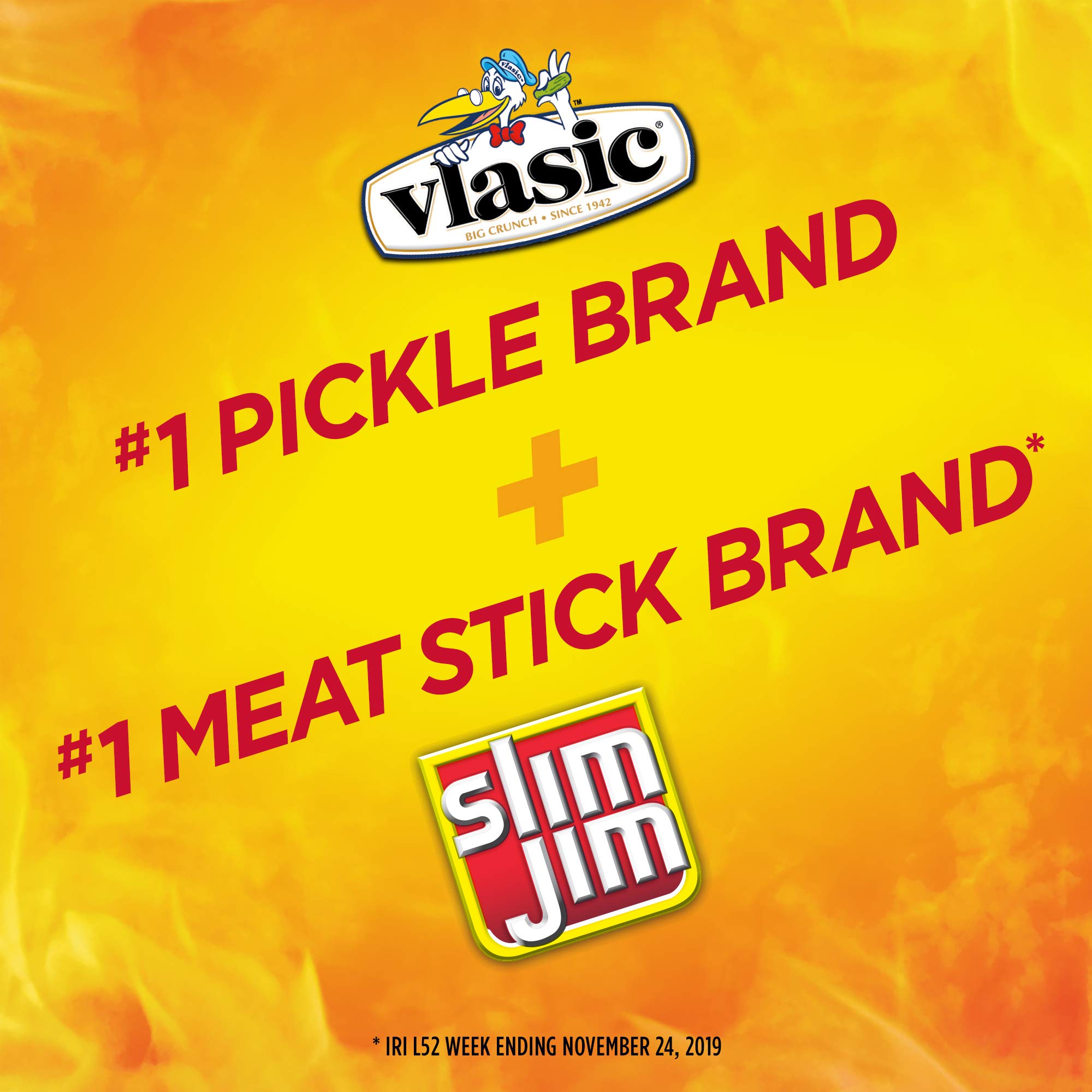 Slim Jim Giant Dill DHF10 Pickle Smoked Meat Snack Sticks, 0.97 oz. 24 ...