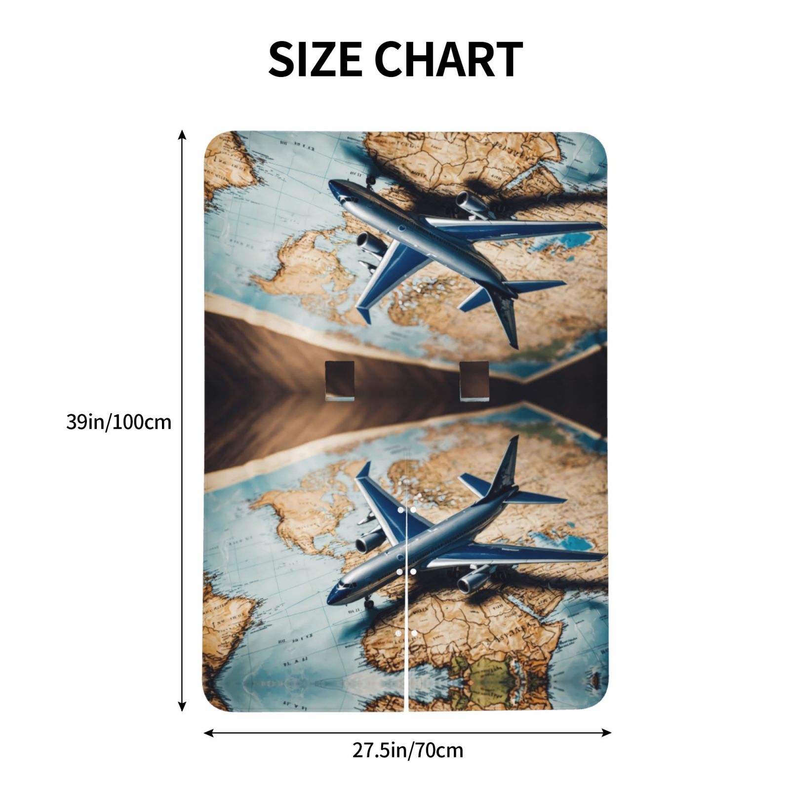 Car Seat Cover Baby - Airplane World Map Adventure Breathable Infant Car Seat Cover for Baby Carseat, Lightweight Comfort Baby Essentials Must Haves Newborn Stuff for Girl Boy