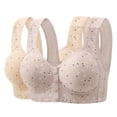 thumbnail image 5 of Seamless Front Closure Bras for Women with Support Wireless Bralettes Everyday T Shirt Bras Comfort Full Coverage Bra, 5 of 6