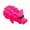 Pink, variant on One Big Hedgehog Latex Squeak Dog Chew Toy - Durable rubber teething toy for medium to large dogs - No batteries required - Graphic design