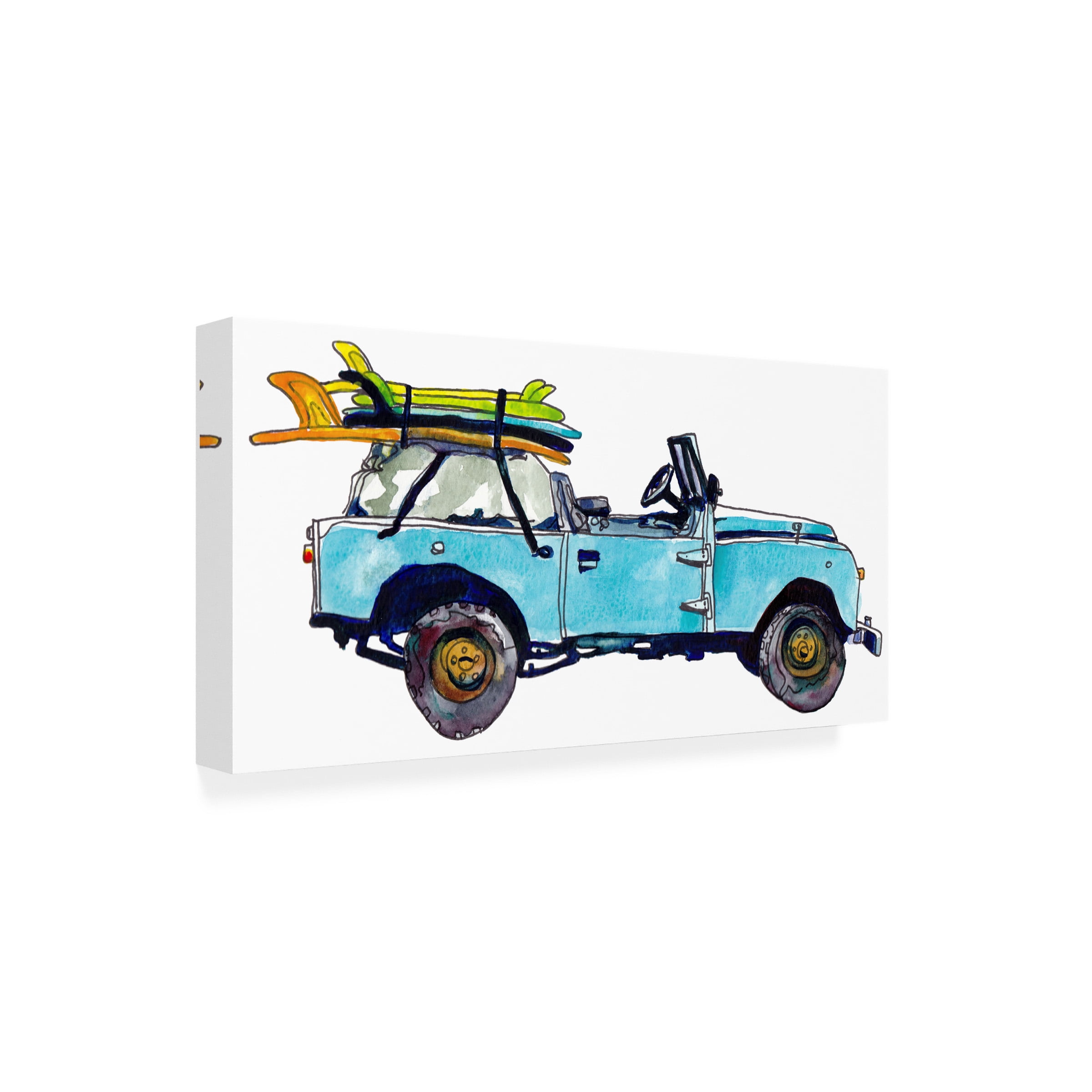 Paul McCreery 'Surf Car III' Canvas Art