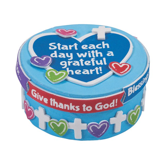 Grateful Heart Box Craft Kit - Crafts for Kids and Fun Home Activities