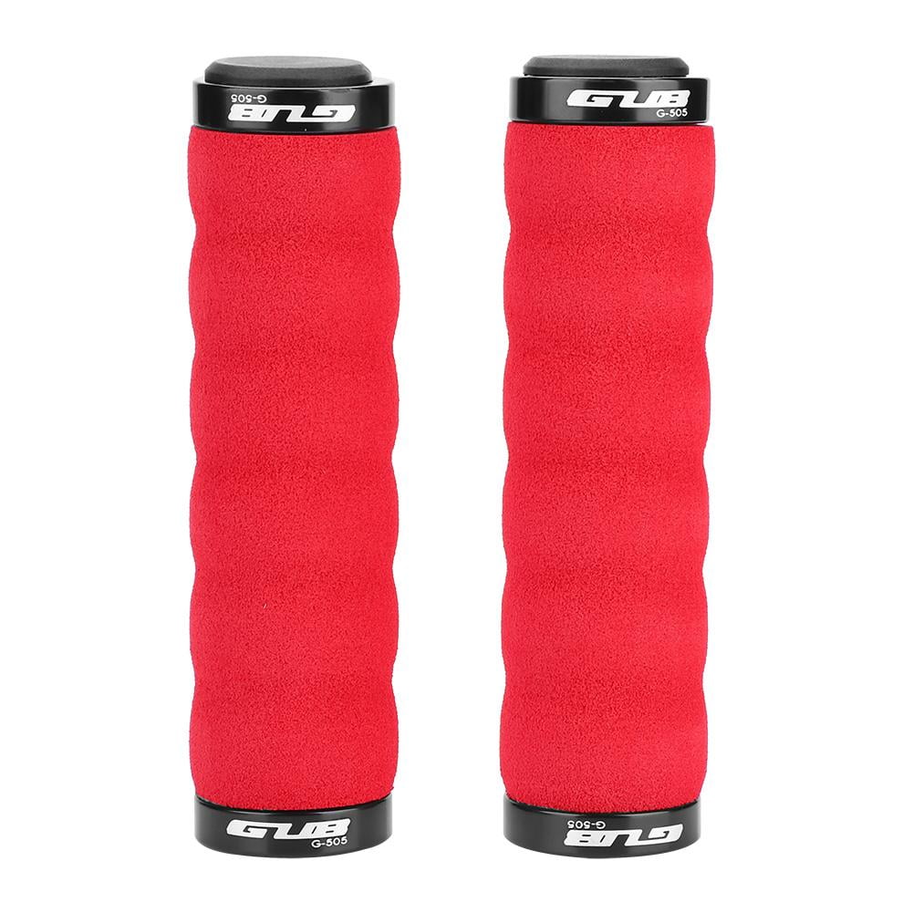 white handlebar grips