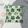 thumbnail image 2 of Nawypu  St Patricks Day Pillow Covers  Happy St Patricks Day Lucky Green Clover Decor for White Throw Pillows Covers St Patricks Day Pillow Covers Decor Couch Living Room, 2 of 5