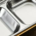 thumbnail image 7 of Sauce Dish Stainless Steel Divided Sauce Dip Bowl Durable Vinegar Soy Spice Condiment Tray for Home Restaurant, 7 of 7