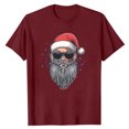 thumbnail image 2 of Tops para hombre, blusas y camisas de manga corta con cuello redondo para hombre, camiseta informal con cuello redondo y estampado para hombre, blusa de manga corta, blusa de poliéster para hombre, 2 of 4