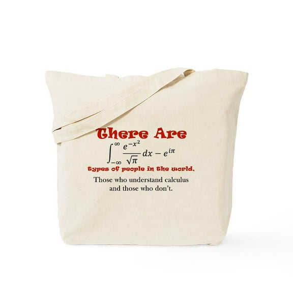 CafePress - Calculus Tote Bag - Unisex Canvas Tote Bag, Beige, 1-Piece