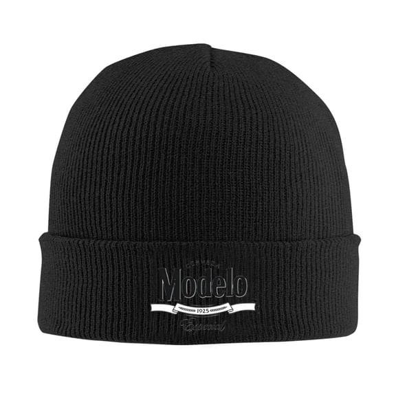 Modelo Beer Beanie Hat For Men And Women Winter Warm Hats Knit Slouchy Thick Skull Cap