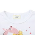 thumbnail image 6 of GYRATEDREAM Little Girl Long Sleeve Dress Cotton Casual Unicorn Tunic Shirt Dresses 2-7 Years, 6 of 8
