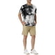 thumbnail image 2 of Camisetas de hombre INSPIRE CHIC de manga corta, camiseta de verano con estampado de teñido anudado, camisetas impresas hip hop S en negro y blanco, 2 of 5