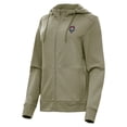 thumbnail image 2 of Women's Antigua Heather Olive New Mexico Lobos Seeker Full-Zip Hoodie Jacket, 2 of 3