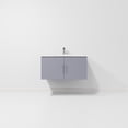 thumbnail image 5 of Geneva 36 in. W Dark Grey Bath Vanity, White Quartz Top, and Faucet Set, 5 of 11