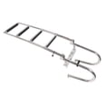 thumbnail image 1 of Ladder 4 Step Boat Pontoon Ladder 316 Stainless Steel Anti Slip Folding Telescoping Deck Ladder with Pedal Hand Railing for Swimming Pool Marine, 1 of 7
