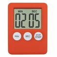 thumbnail image 1 of Youkk Digital Timer Strong Large Display Second Timers Cooking Alarm Clock Chronometer Tools Countdowns Study Meeting Accessories Red, 1 of 9