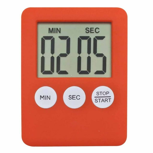 Youkk Digital Timer Strong Large Display Second Timers Cooking Alarm Clock Chronometer Tools Countdowns Study Meeting Accessories Red