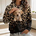 thumbnail image 2 of Hoodie with Cat Dog Pouch Fleece Pet Carrier Hoodies Pet Pouch Hoodie for Women Fleece Kangaroo Pocket Sweatshirt Cuddle Pouch Dog Carrier Hoodie Oversized Comfy Hoodie Sweatshirt, 2 of 5