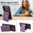 thumbnail image 4 of Allytechgroup 2 In 1 Wallet Case for Samsung Galaxy A13 4G, Detachable Cards Holder Compatible with Magsafe Anti-Scratch Bumper Shockproof Drop Protection Phone Case for Women Men, Purple, 4 of 10