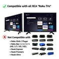 thumbnail image 2 of 2 Pack - OEM Replacement Remote Control fit for All RCA Roku TV Smart TVs【Only Works with RCA Roku TV, Not for Roku Stick and Roku Box】 (Netflix/Disney Plus/Apple TV+ / HBO Max), 2 of 8