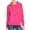 Fuchsia, variant on Women's Pullover Thin Cotton Light Hoodie Sweater (White, S)