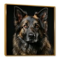 thumbnail image 2 of Designart "Guardian Spirit Of German Shepherd" Animals Dog Floater Framed Canvas Art Print, 2 of 5