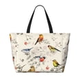 thumbnail image 2 of Balery Little Birds Beach Travel Bag - Water-Resistant, Large Capacity Lightweight Tote with 7 Pockets for Women and Men - Perfect for Beach, Pool, Gym, and Travel, 2 of 7