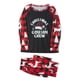 thumbnail image 4 of Conjunto de pijamas navideños a juego para toda la familia, camisetas de manga larga con estampado de gorro navideño y pantalones con estampado de ciervo, ropa de dormir, ropa de estar por casa, 4 of 4
