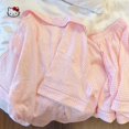 thumbnail image 4 of Conjunto de pijama de Hello Kitty Sanrio para niña, ropa de casa de dibujos animados Kawaii, pantalones cortos de manga corta, sección delgada de verano, 4 of 4