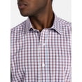 thumbnail image 4 of George Men's and Big Men's Classic Dress Shirt with Long Sleeves, Sizes S-3XL, 4 of 5