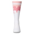 thumbnail image 3 of MeMoi Girls "Paint Drip" Ribbed Cotton-Blend Novelty Knee High Sock - Girls - Female, 6, Pink, 3 of 6