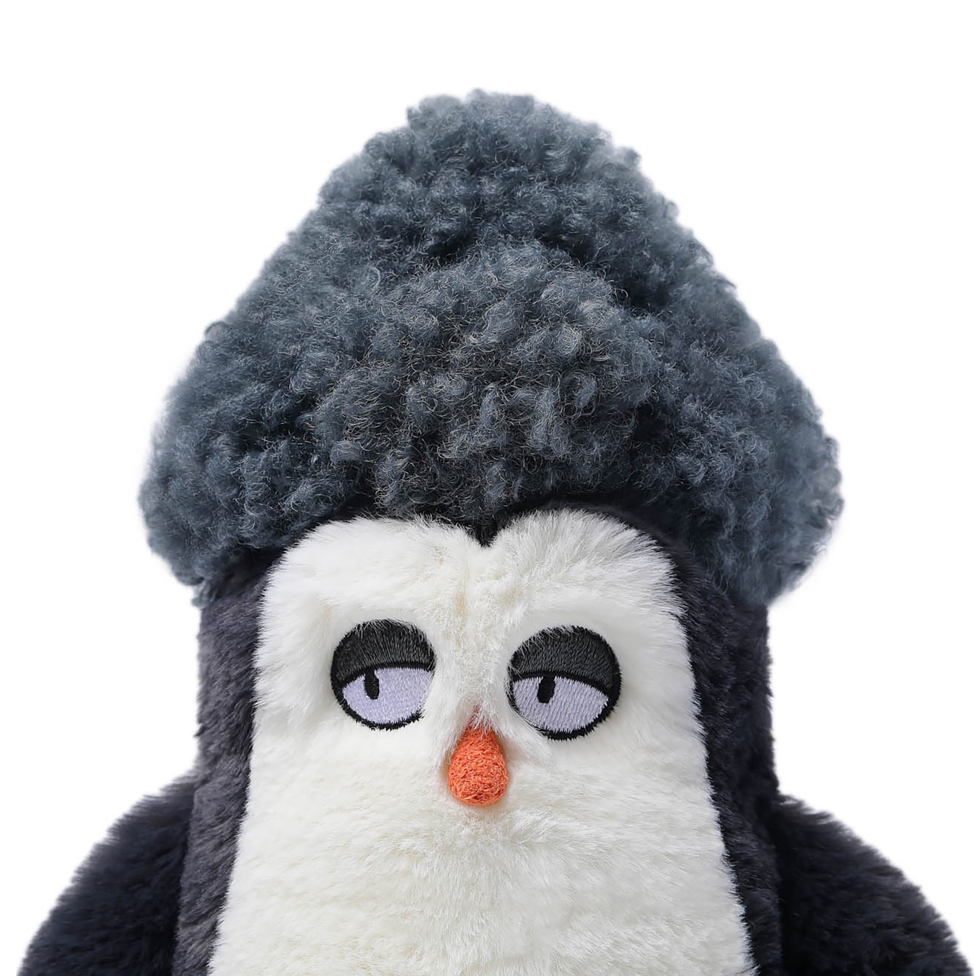 McHugs: Ocean Series - Afro Hair Penguin - 7" Black &White Stuffed Animal Plush, Soft Weighted Cuddle Toy, Cozy Comfort Companion, Baby-Toddler-Kids