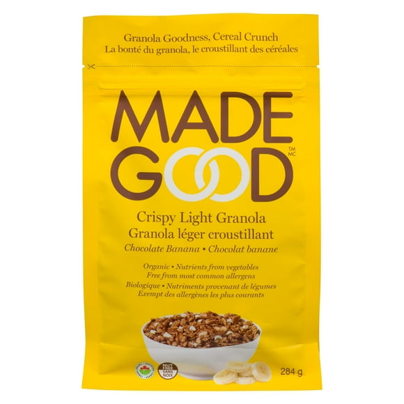 MadeGood Chocolate Banana Crispy Light Granola 284g