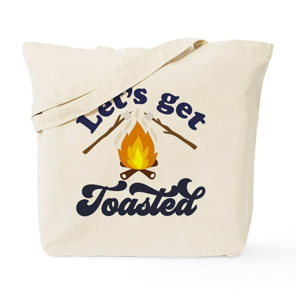 CafePress - LET's GET TOASTED - Unisex Canvas Tote Bag, Beige, 1-Piece